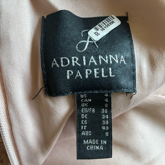 Gorgeous Blush Adrianna Papell Gown. Petite hemline. Mother of the Bride dress. - Picture 9 of 16